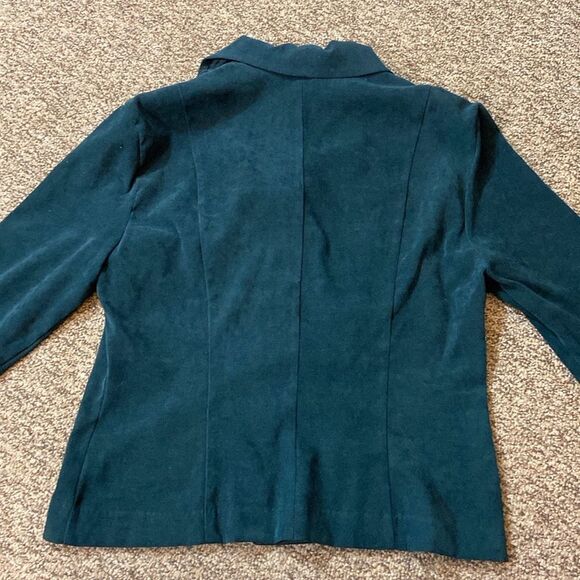 DJ & CO By Dawn Joy Suede Women's Suit Blazer Jacket Size Approxi ML - Picture 11 of 13